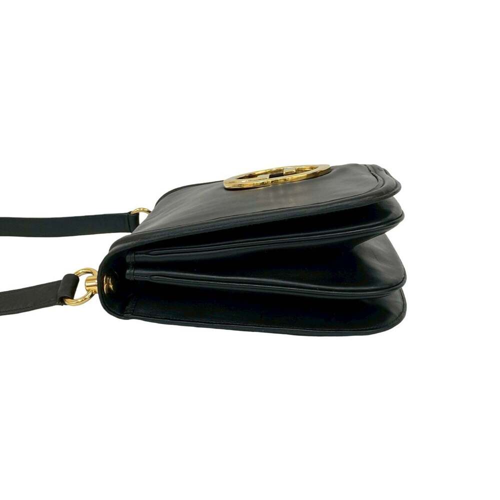 GUCCI Black Leather Shoulder Bag - Picture 5 of 10